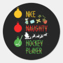 Recherche de hockey père noël autocollants Sport