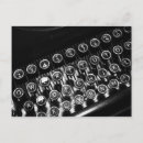 Recherche de machine écrire vintage cartes postales Écriture