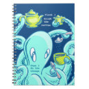Recherche de poulpe mignon carnets Bleu