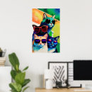 Recherche de chats colorés posters Drôle