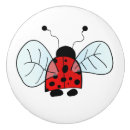 Recherche de coccinelle rouge boutons et poignées de porte Dessin