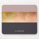 Recherche de couleur or tapis souris Pour elle