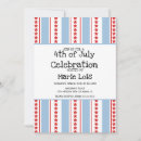 Recherche de 4 juillet invitations Rouge