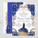 Recherche de navy quinceanera invitations Rose