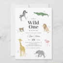 Recherche de safari baby shower fille invitations Moderne