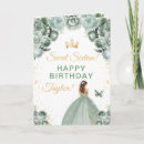 Recherche de seizième anniversaire cartes Fille