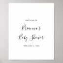 Recherche de baby shower posters signes Pour elle