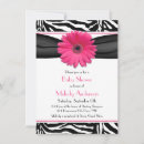 Recherche de zebra print baby shower invitations Impression zèbre