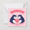 Recherche de pingouin kawaii vœux cartes Amour