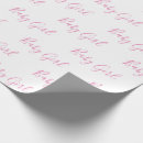Recherche de baby shower fille papier cadeau Minimaliste