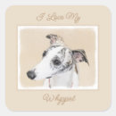Recherche de whippets autocollants Blanc