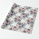 Recherche de navy floral papier cadeau Moderne