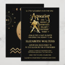 Recherche de verseau invitations Zodiaque