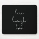Recherche de live tapis souris Typographie