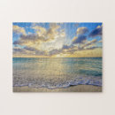 Recherche de coucher du soleil puzzles Vagues