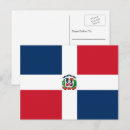 Recherche de drapeau dominicain cartes postales Santo domingo