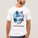 Recherche de wolf hommes tshirts Lune