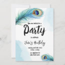 Recherche de beau paon invitations Moderne
