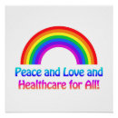 Recherche de paix et amour posters Arc en ciel