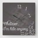 Recherche de je suis en retard horloges Amusant