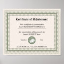 Recherche de certificat de récompense posters Appréciation
