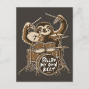 Recherche de musique rock cartes postales Percussion