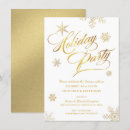 Recherche de gold foil noël invitations Script élégant