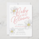 Recherche de marguerite invitations Bébé en fleurs