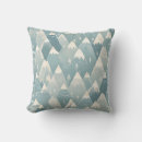 Recherche de motif montagne coussins Hiver