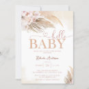 Recherche de pampas grass baby shower invitations Chic boho