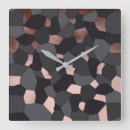 Recherche de rose et noire horloges Luxe