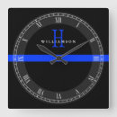 Recherche de bleue horloges Monogramme