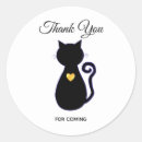 Recherche de silhouettes de chat autocollants Mignon