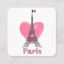 Recherche de tour eiffel paris france cartes visite Vintage