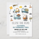 Recherche de camion de chantier invitations Pour enfants