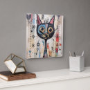 Recherche de félin horloges Drôle