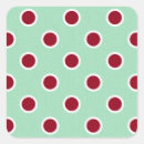 Recherche de pois rouge et blanc autocollants Pour enfants