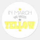Recherche de endometriose autocollants Jaune