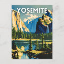 Recherche de yosemite vintage cartes postales Nature