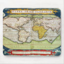 Recherche de continent tapis souris Monde