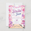 Recherche de bowling de fille cartes invitations Jeune fille
