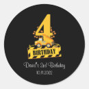 Recherche de anniversaire de 4 ans autocollants Enfants