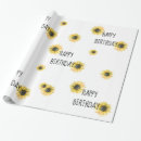 Recherche de anniversaire tournesol papier cadeau Heureux