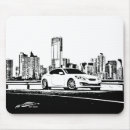 Recherche de ville tapis souris Silhouette