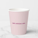Recherche de anniversaire gobelets papier Pour elle