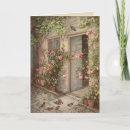 Recherche de chalets vœux cartes Vintage