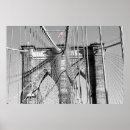 Recherche de pont de brooklyn posters Noir et blanc