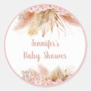 Recherche de pampas autocollants Baby shower d'herbe pampas