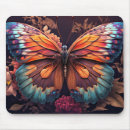 Recherche de papillon coloré tapis souris Vintage