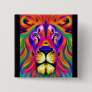 Recherche de lion badges Visage